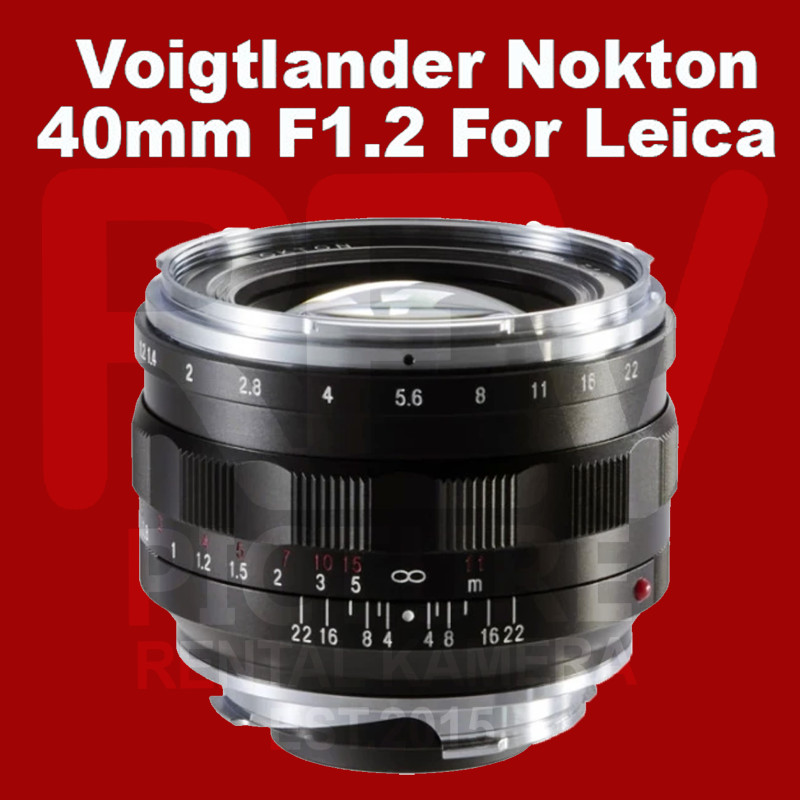 Voigtlander Nokton 40mm f1.2 VM + アダプター コシナ